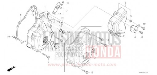 LEFT CRANKCASE COVER CRF300LAM de 2021